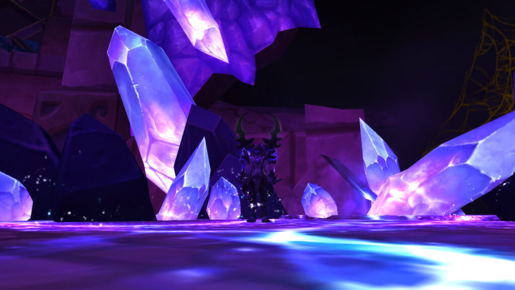 WoW Night Elf and mana crystals